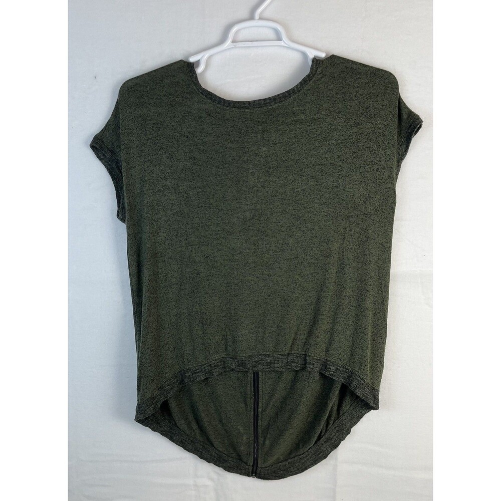 Matty M Ladies' Sweater with Zippered Back - Dark Green